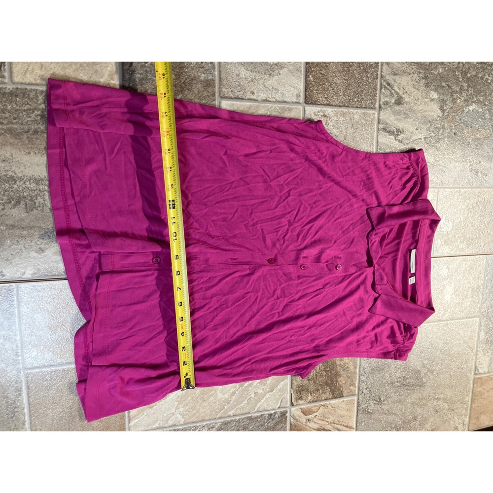 Halogen Sleeveless Collared Button Front Top Wome… - image 4